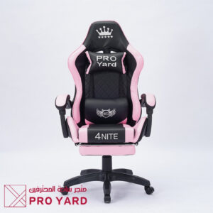 كرسي العاب قيمنق لون بنك بأسود