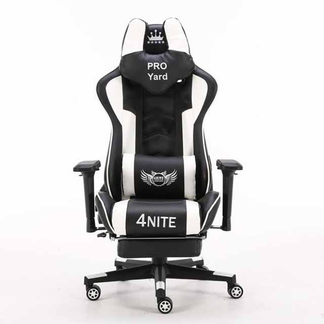 كرسي العاب قيمنق مطور أبيض كرسي قيم أبيض مطور