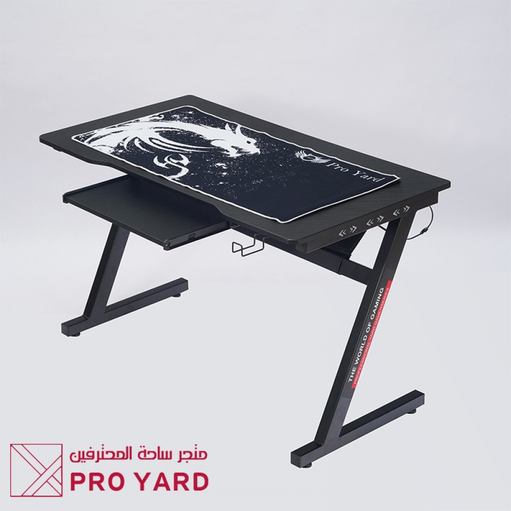 طاولة العاب قيمنق ليد أسود ماوس أبيض طاولة العاب قيمنق ليد | أسود ماوس أبيض